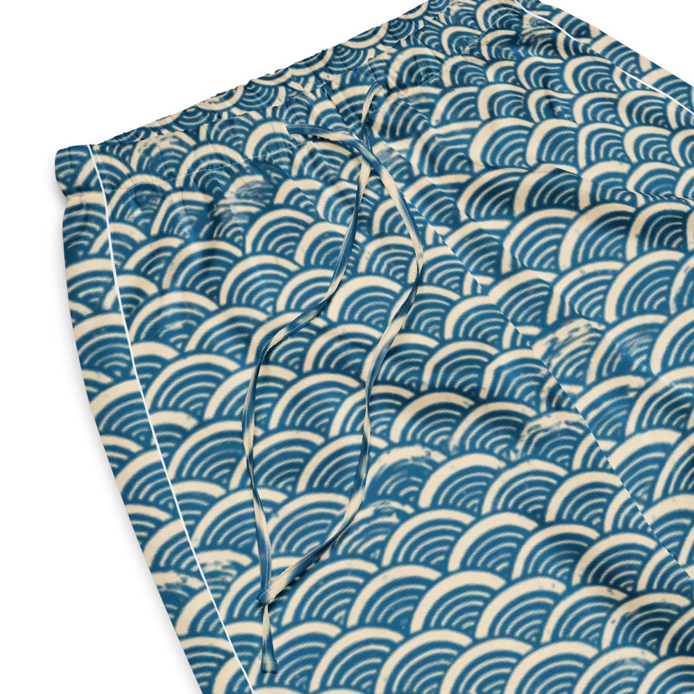 Midnight Wavecrest on Women's Pajama Pants — Product details