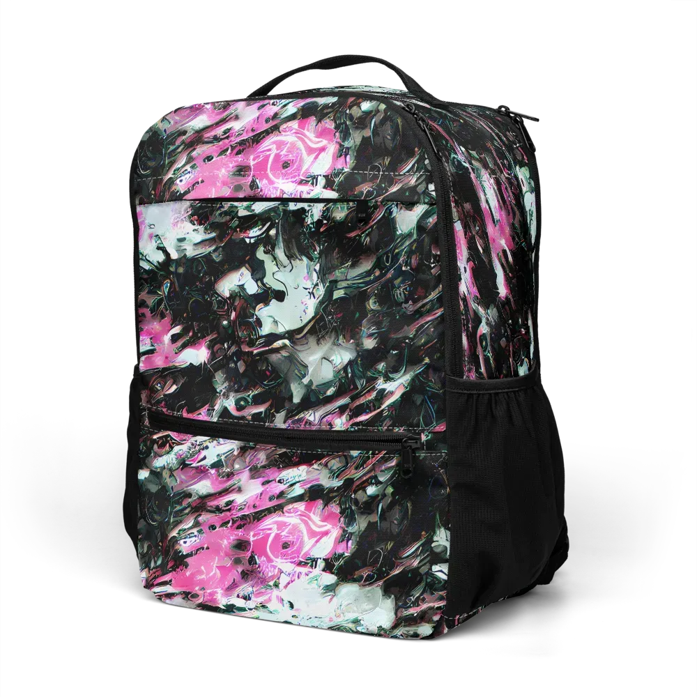 Neon Blackwater on Utility Backpack — Left Front
