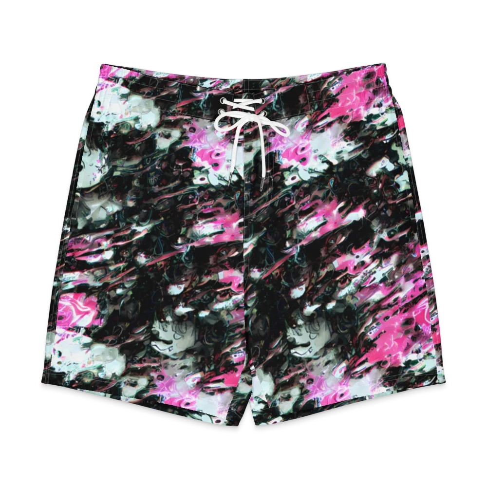 Neon Blackwater on Men's Board Shorts — Front