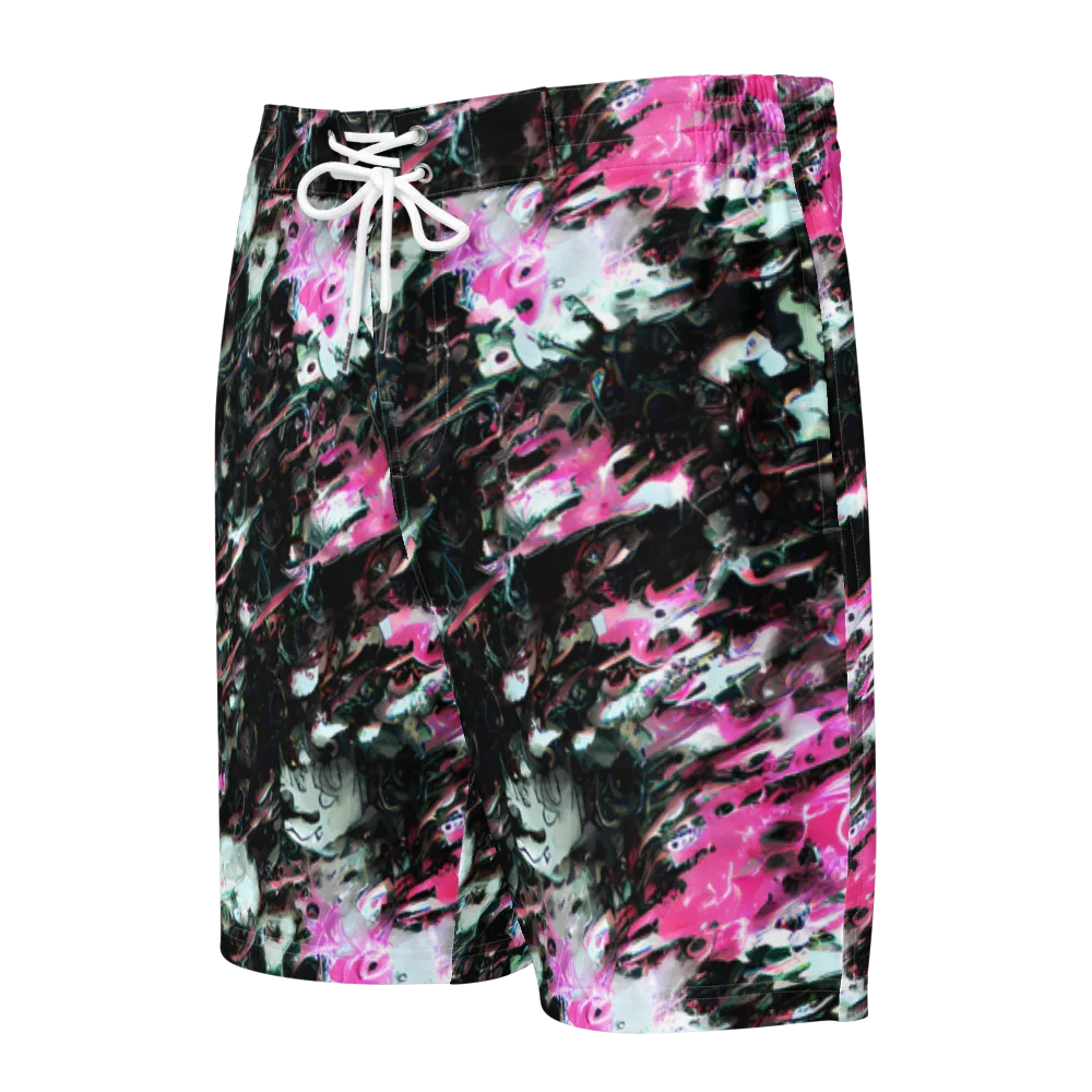 Neon Blackwater on Men's Board Shorts — Front