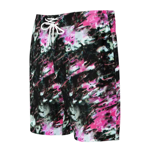 Neon Blackwater on a Men's Board Shorts