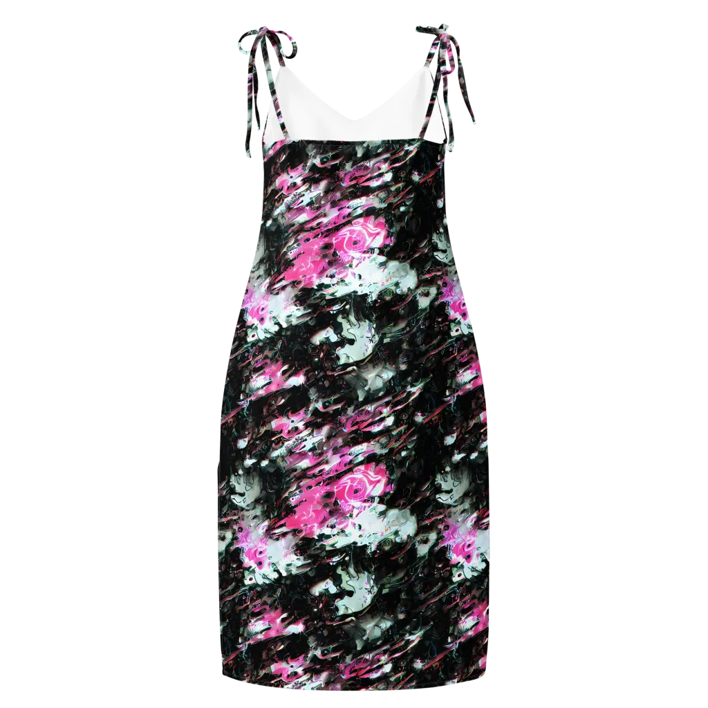 Neon Blackwater on Slip Dress — Back