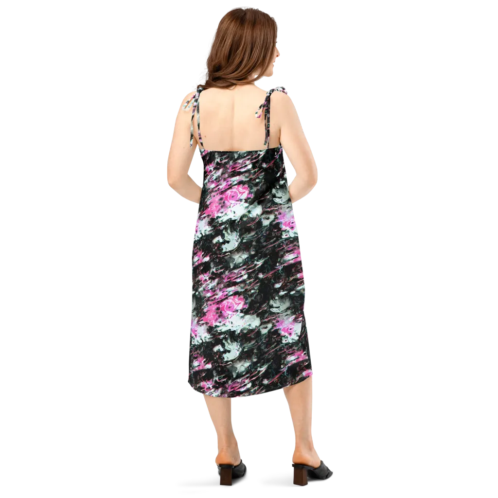 Neon Blackwater on Slip Dress — Back
