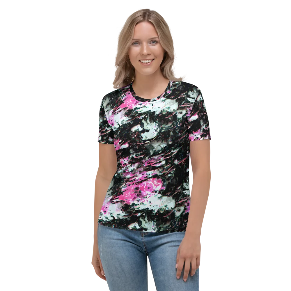 Neon Blackwater on Women's Crew Neck T-Shirt — Front