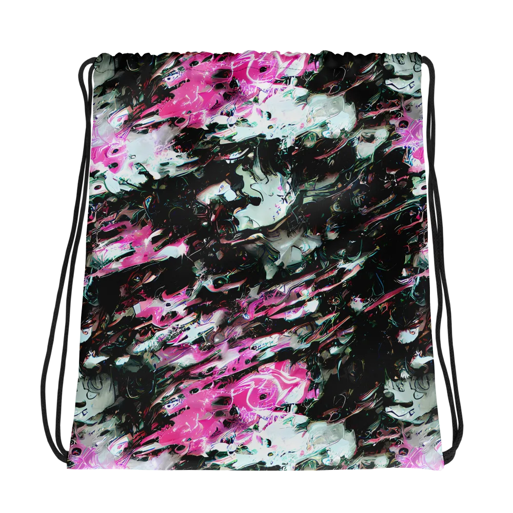 Neon Blackwater on Drawstring Bag — Photo