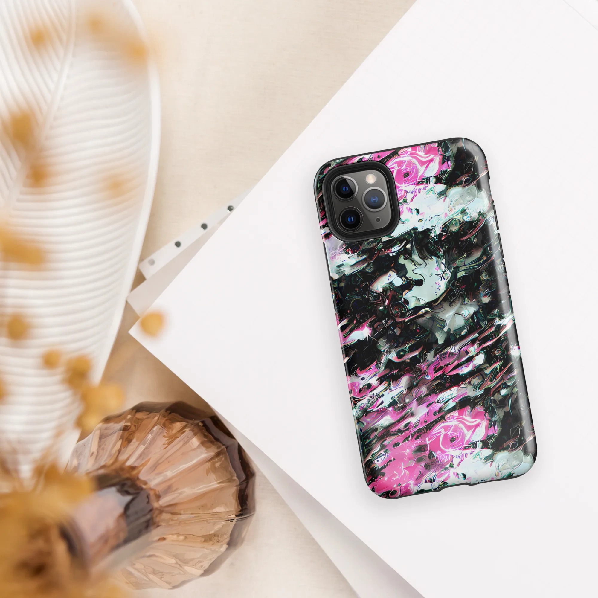 Neon Blackwater on Tough Case for iPhone® — Front