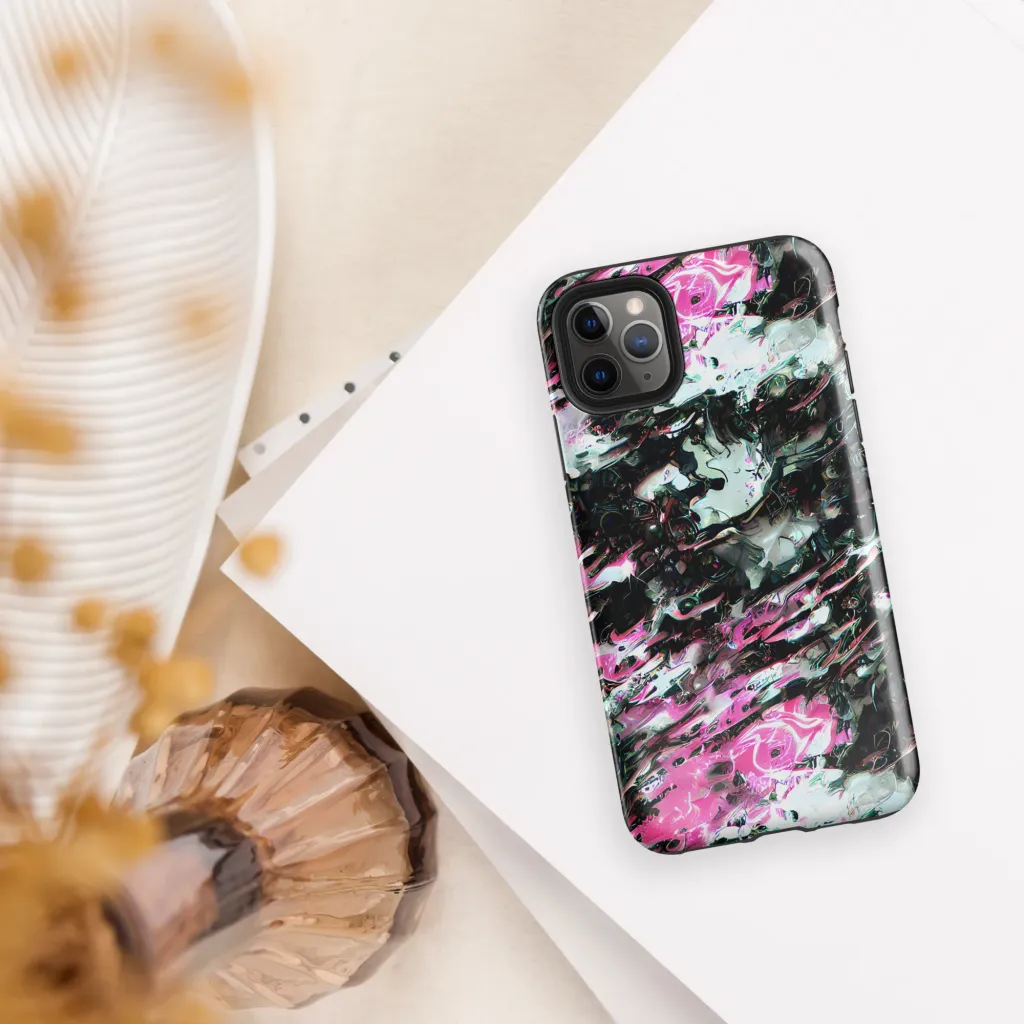 Neon Blackwater on Tough Case for iPhone® — Front