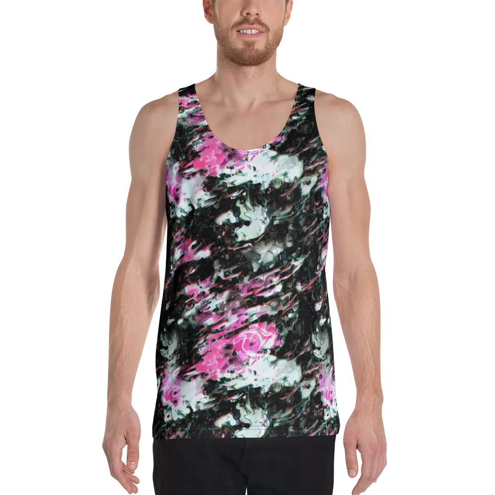 Neon Blackwater on Men's Tank Top — Front