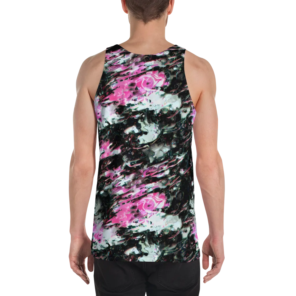 Neon Blackwater on Men's Tank Top — Back
