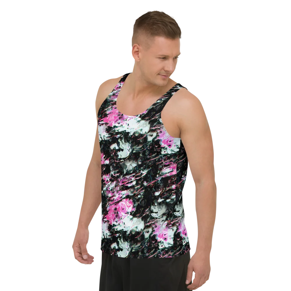 Neon Blackwater on Men's Tank Top — Left Front