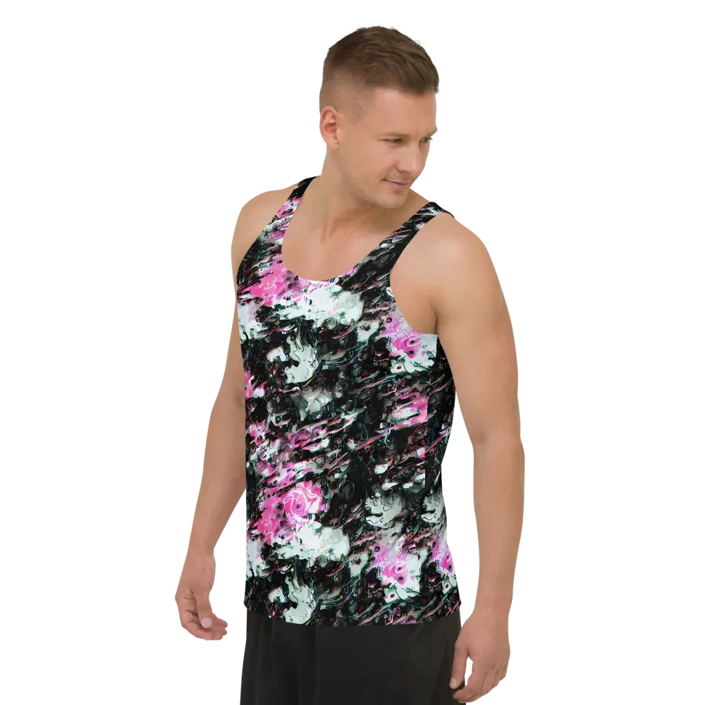 Neon Blackwater on Men's Tank Top — Left Front