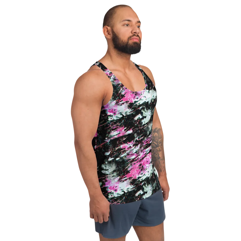 Neon Blackwater on Men's Tank Top — Right Front