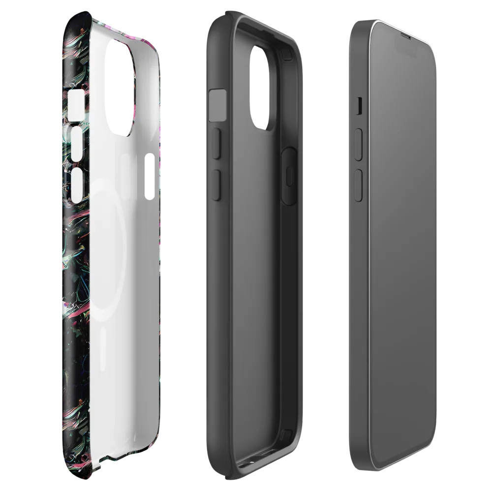 Neon Blackwater on MagSafe Tough Case for iPhone® — Front