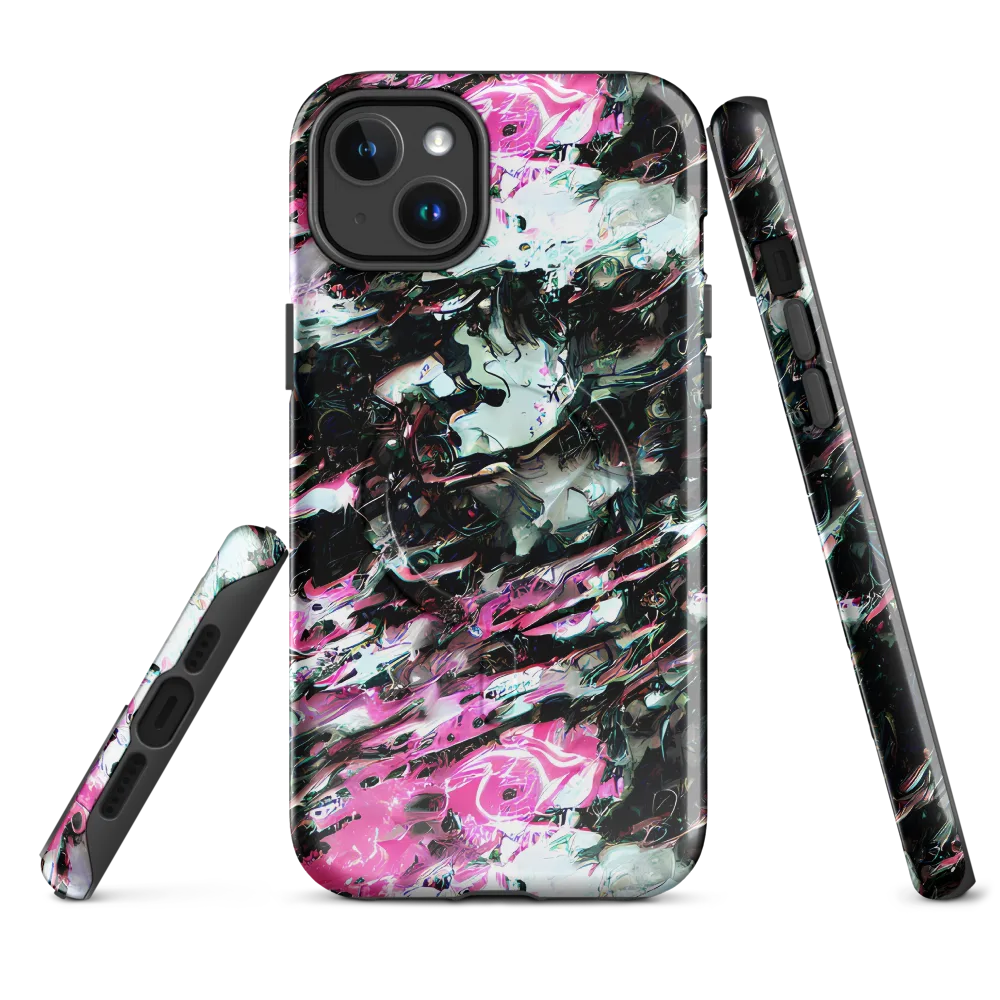 Neon Blackwater on MagSafe Tough Case for iPhone® — Front