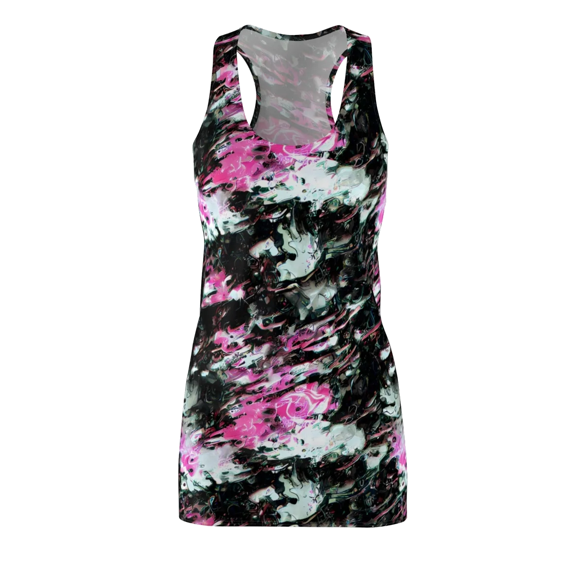 Neon Blackwater on Racerback Dress — Front