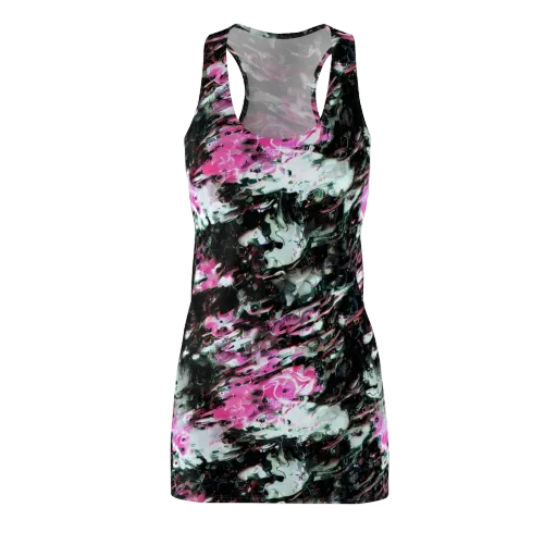 Neon Blackwater on a Racerback Dress