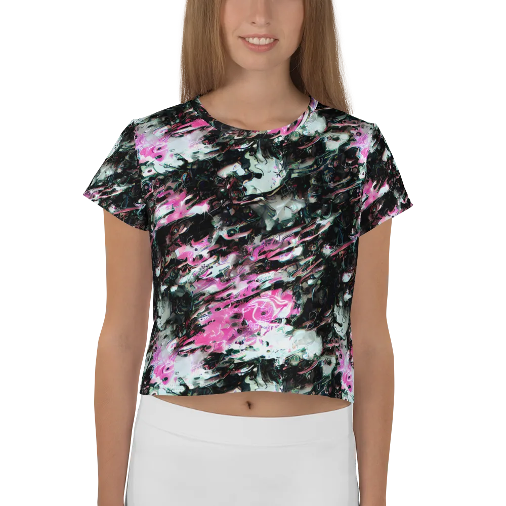 Neon Blackwater on Crop Tee — Front