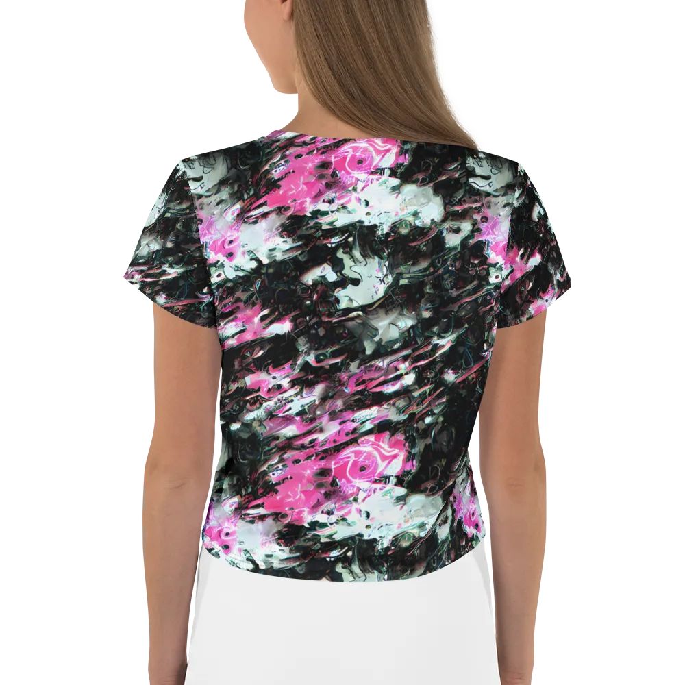 Neon Blackwater on Crop Tee — Back