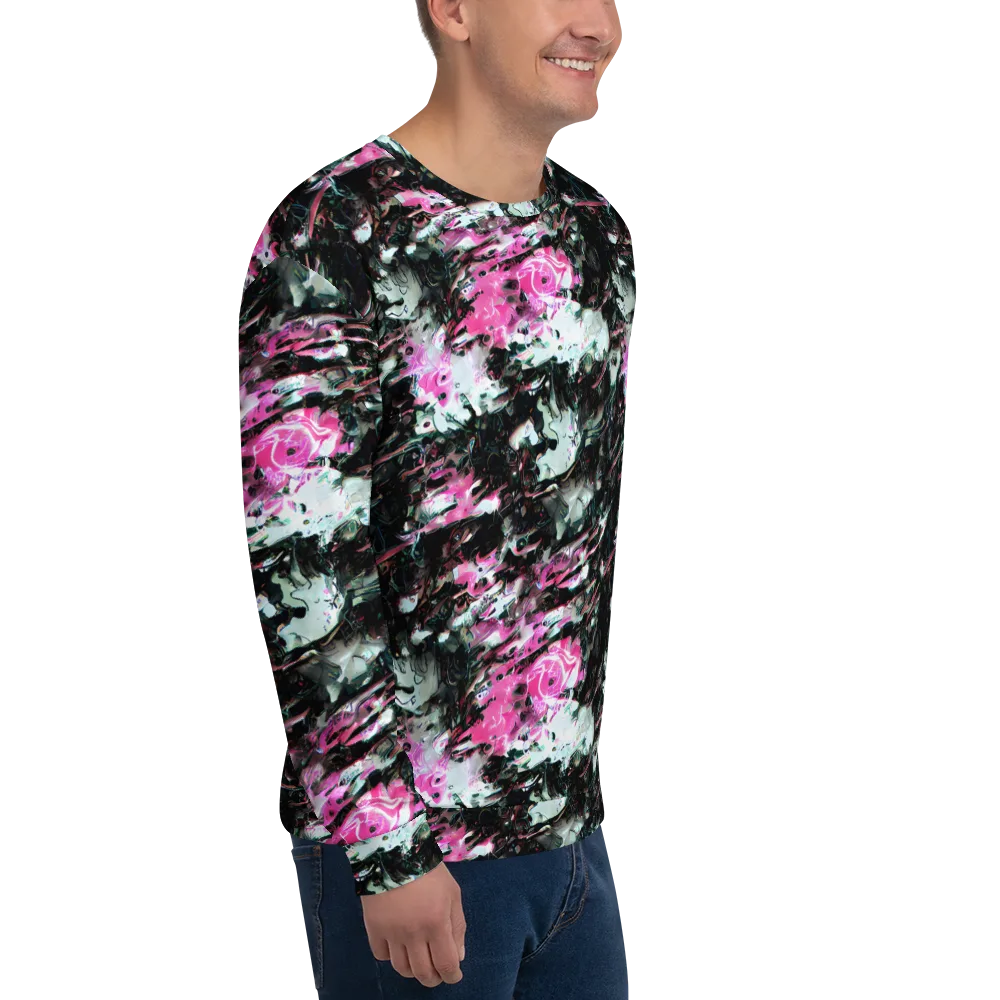 Neon Blackwater on Sweatshirt — Right Front