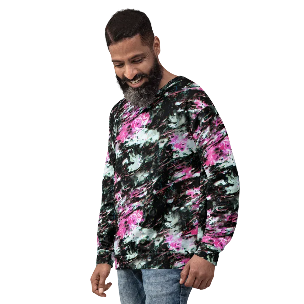 Neon Blackwater on Sweatshirt — Left Front