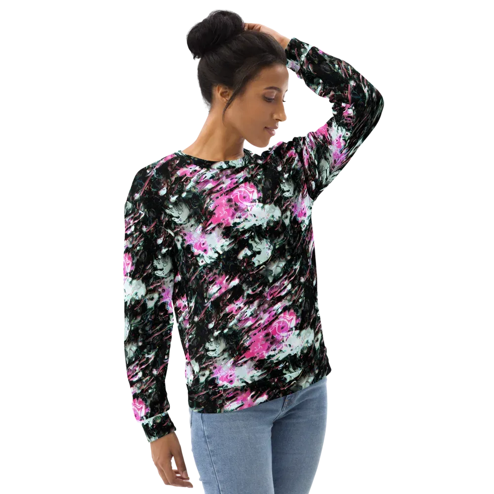 Neon Blackwater on Sweatshirt — Right Front