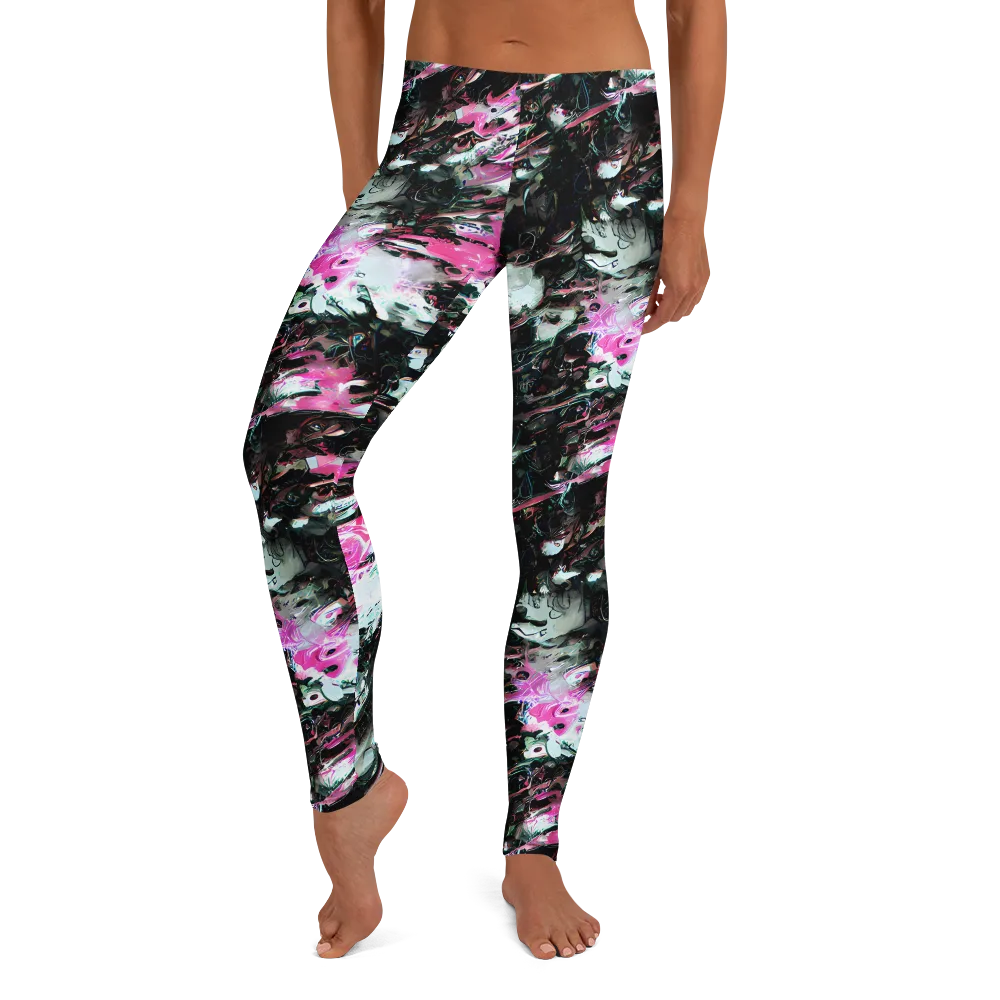 Neon Blackwater on Leggings — Front