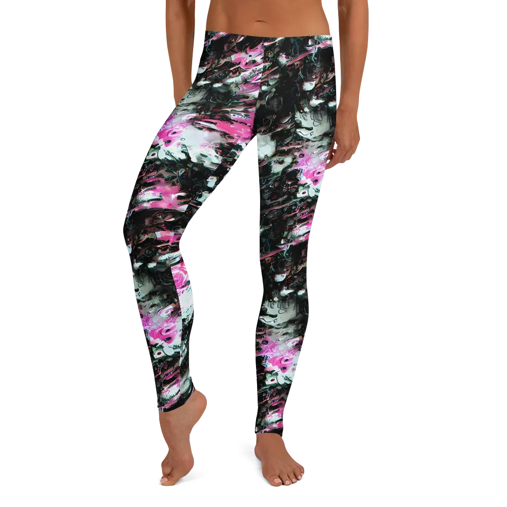 Neon Blackwater on Leggings — Front