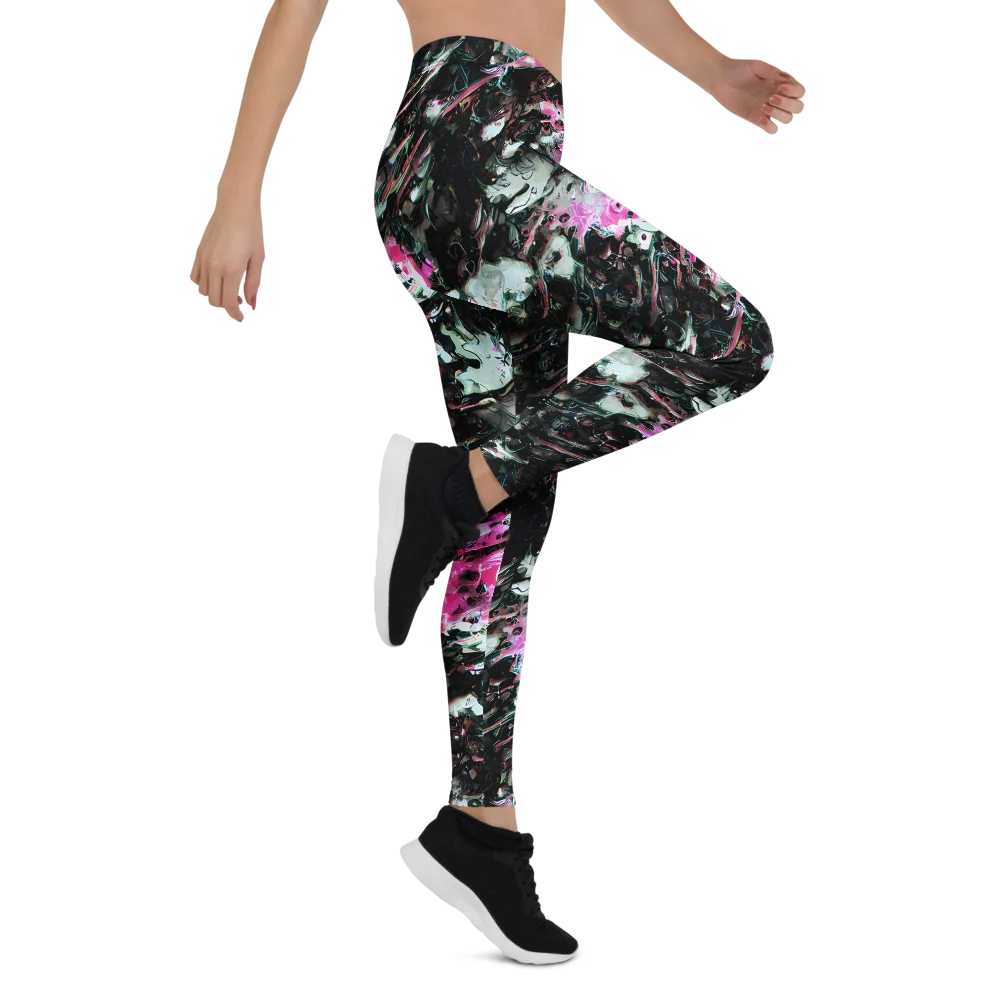 Neon Blackwater on Leggings — Right