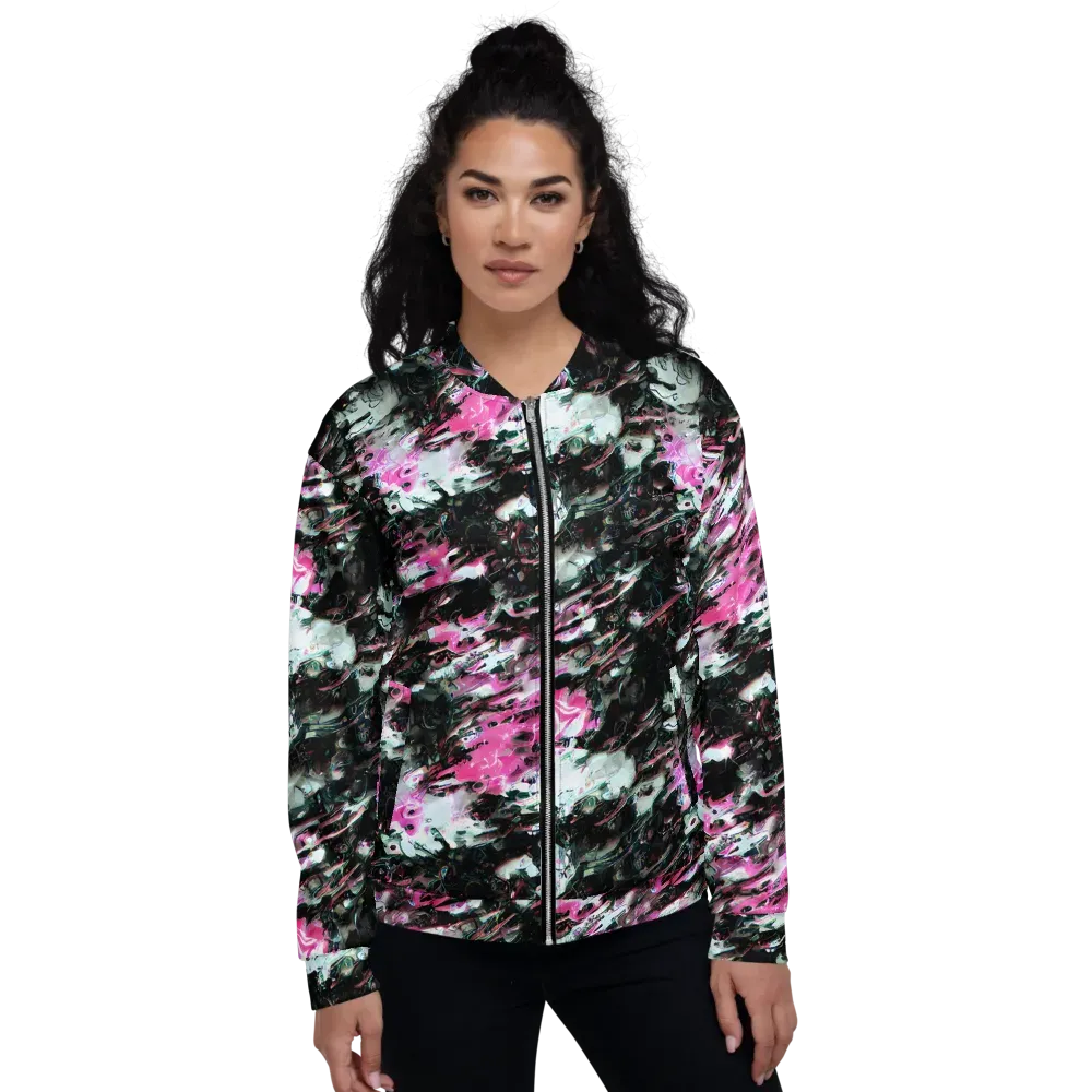 Neon Blackwater on Bomber Jacket — Front