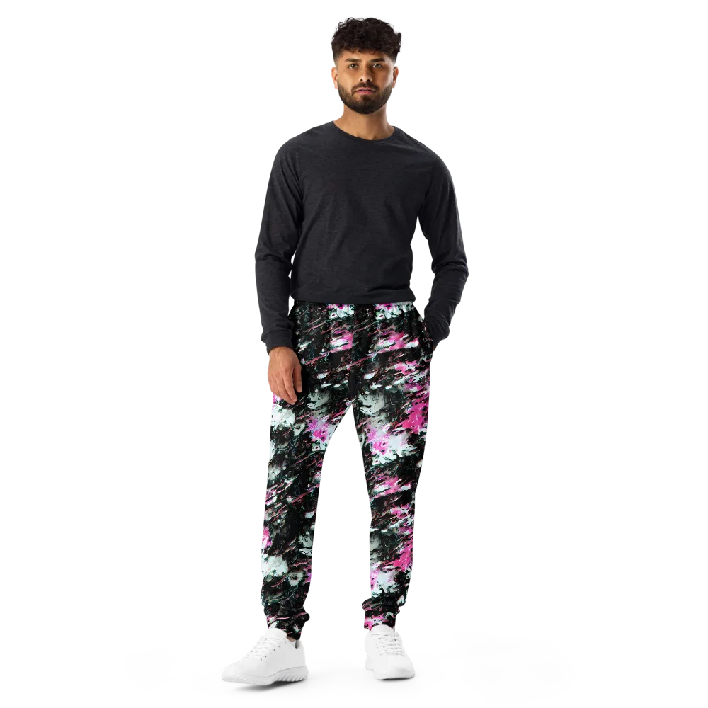 Neon Blackwater on Men's Joggers — Front