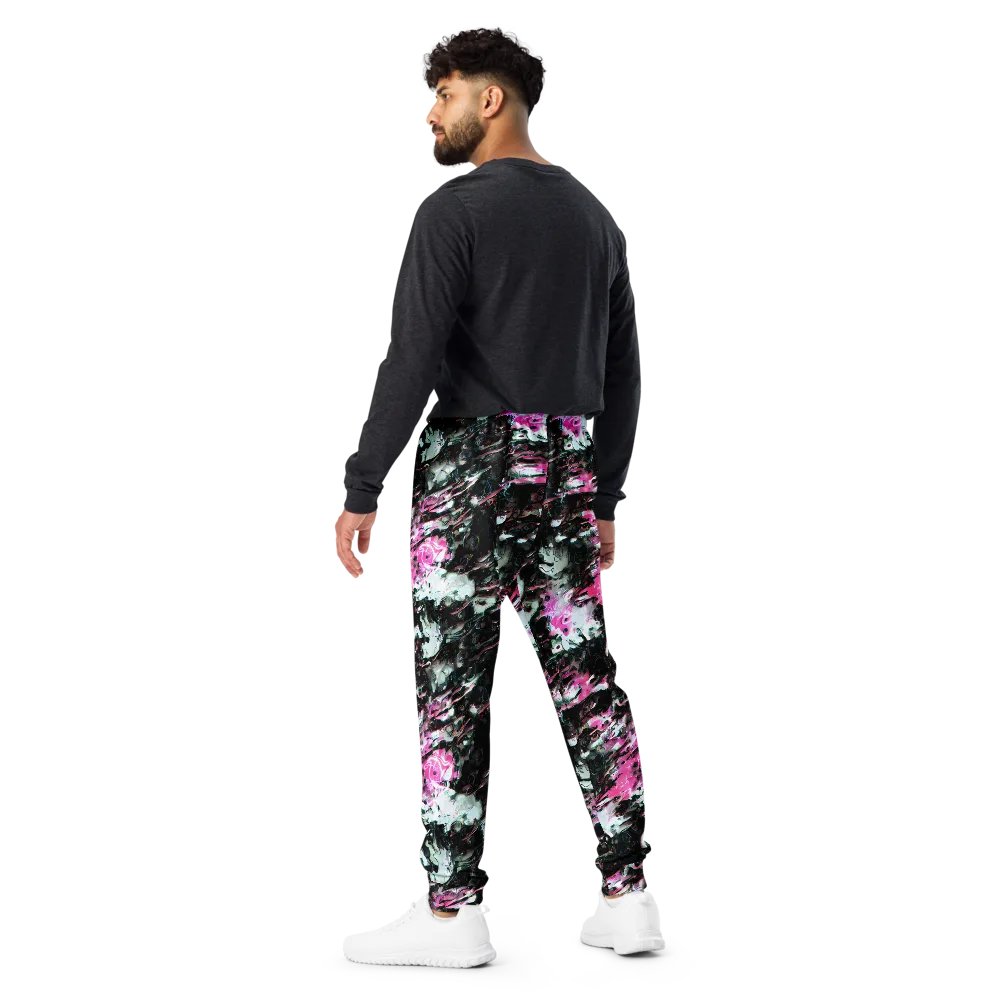 Neon Blackwater on Men's Joggers — Back
