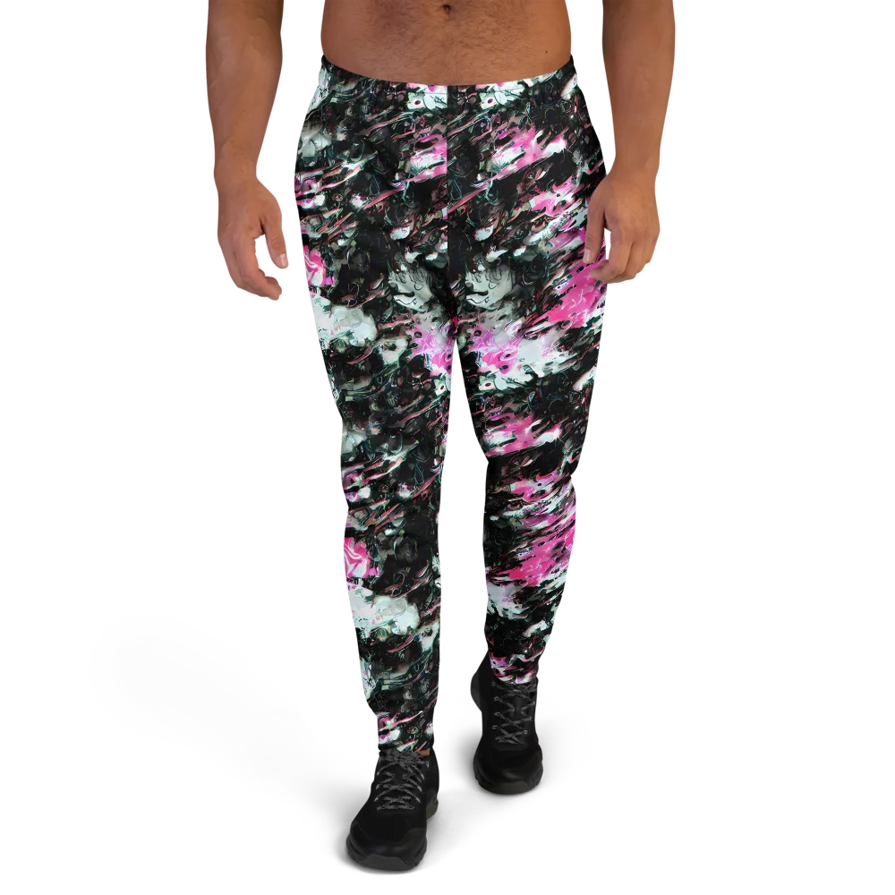 Neon Blackwater on Men's Joggers — Front
