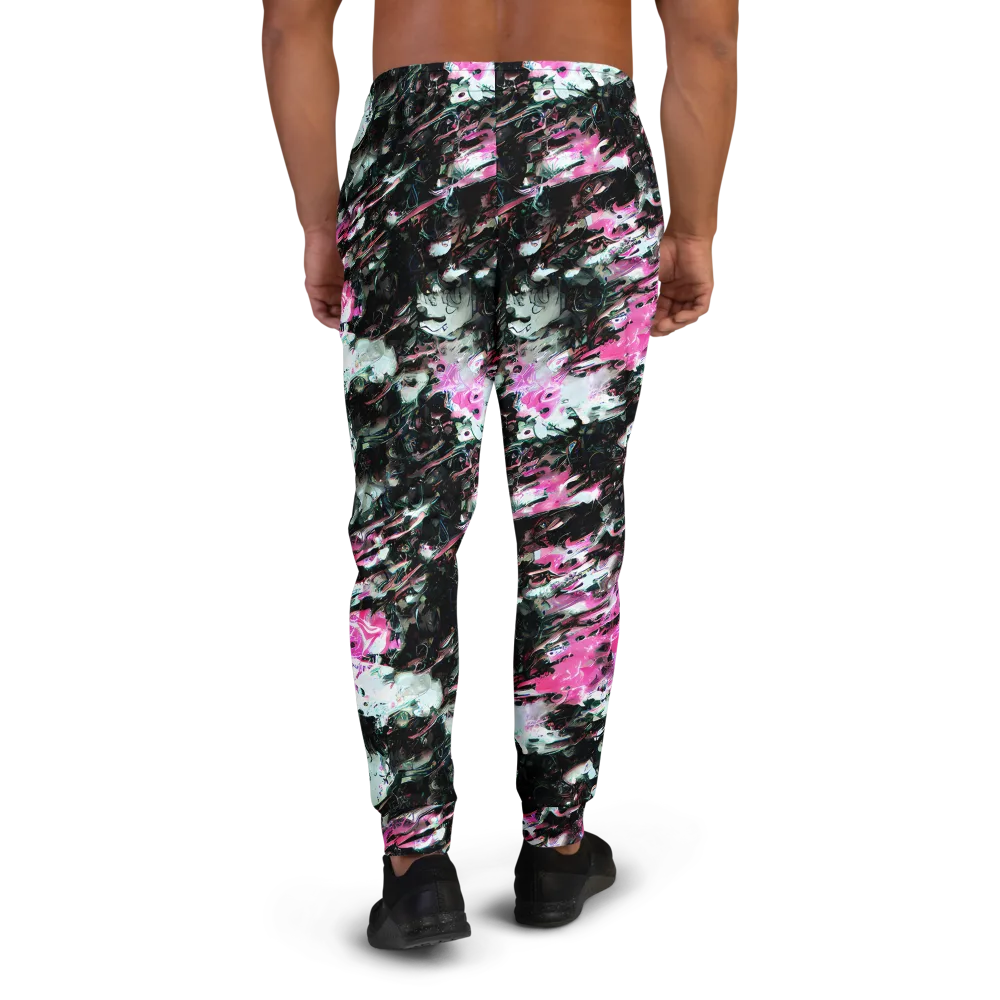 Neon Blackwater on Men's Joggers — Back