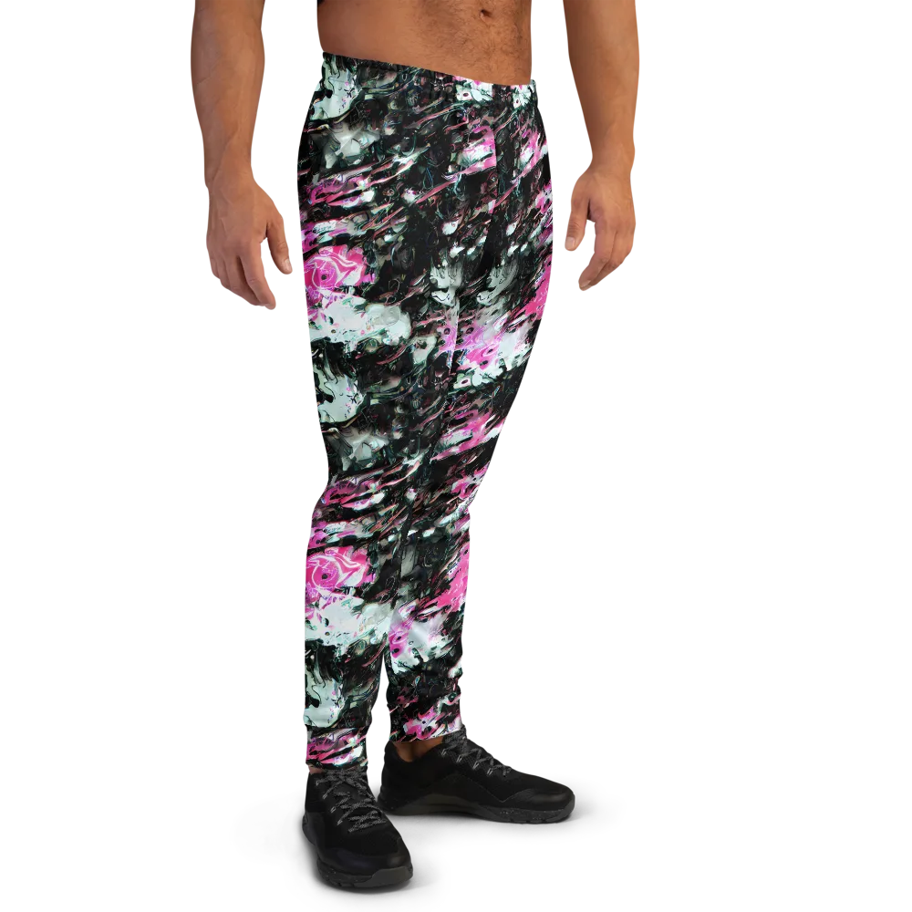 Neon Blackwater on Men's Joggers — Right