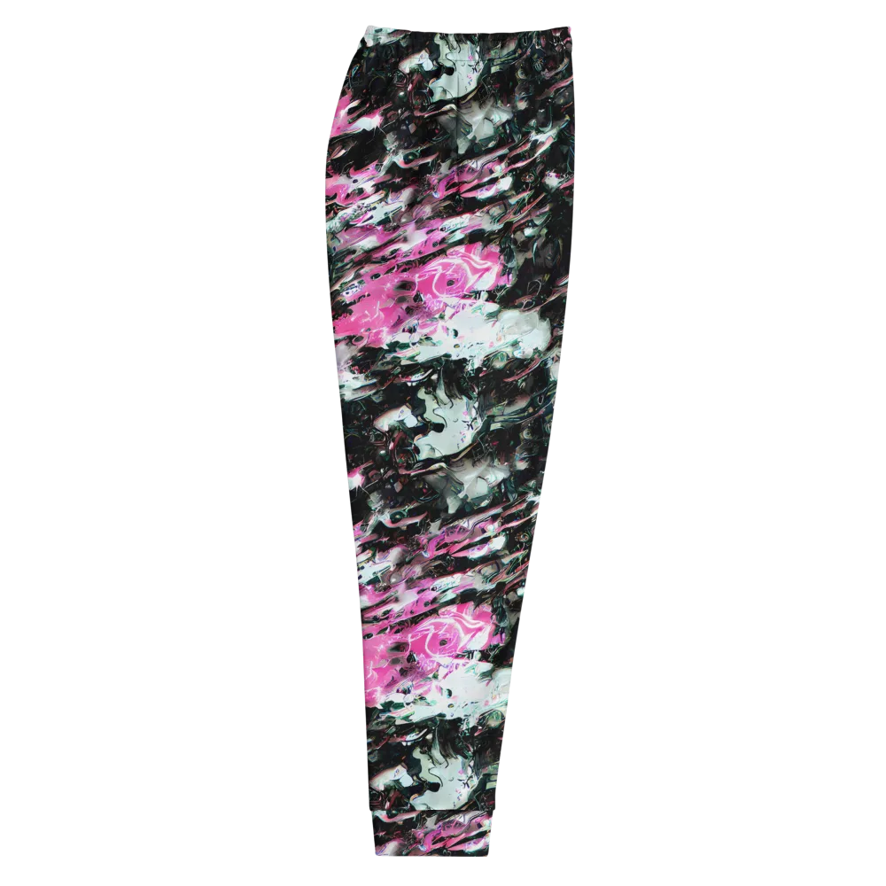 Neon Blackwater on Men's Joggers — Right