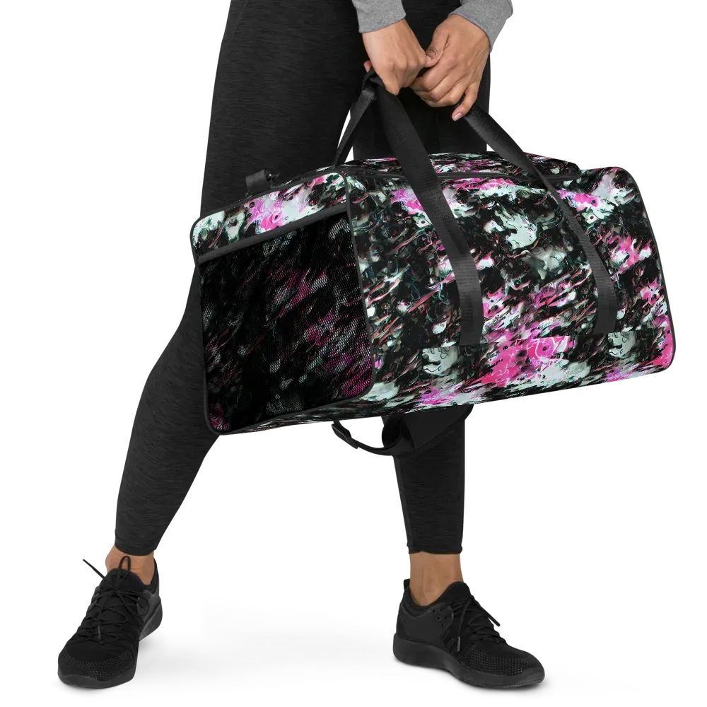 Neon Blackwater on Duffle Bag — Right Front