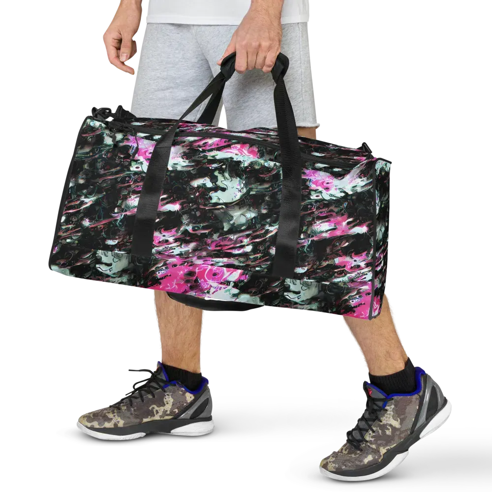 Neon Blackwater on Duffle Bag — Front
