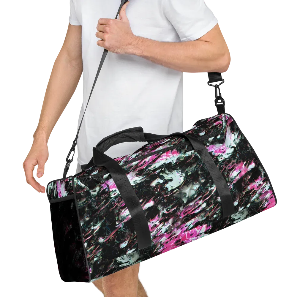 Neon Blackwater on Duffle Bag — Right Front