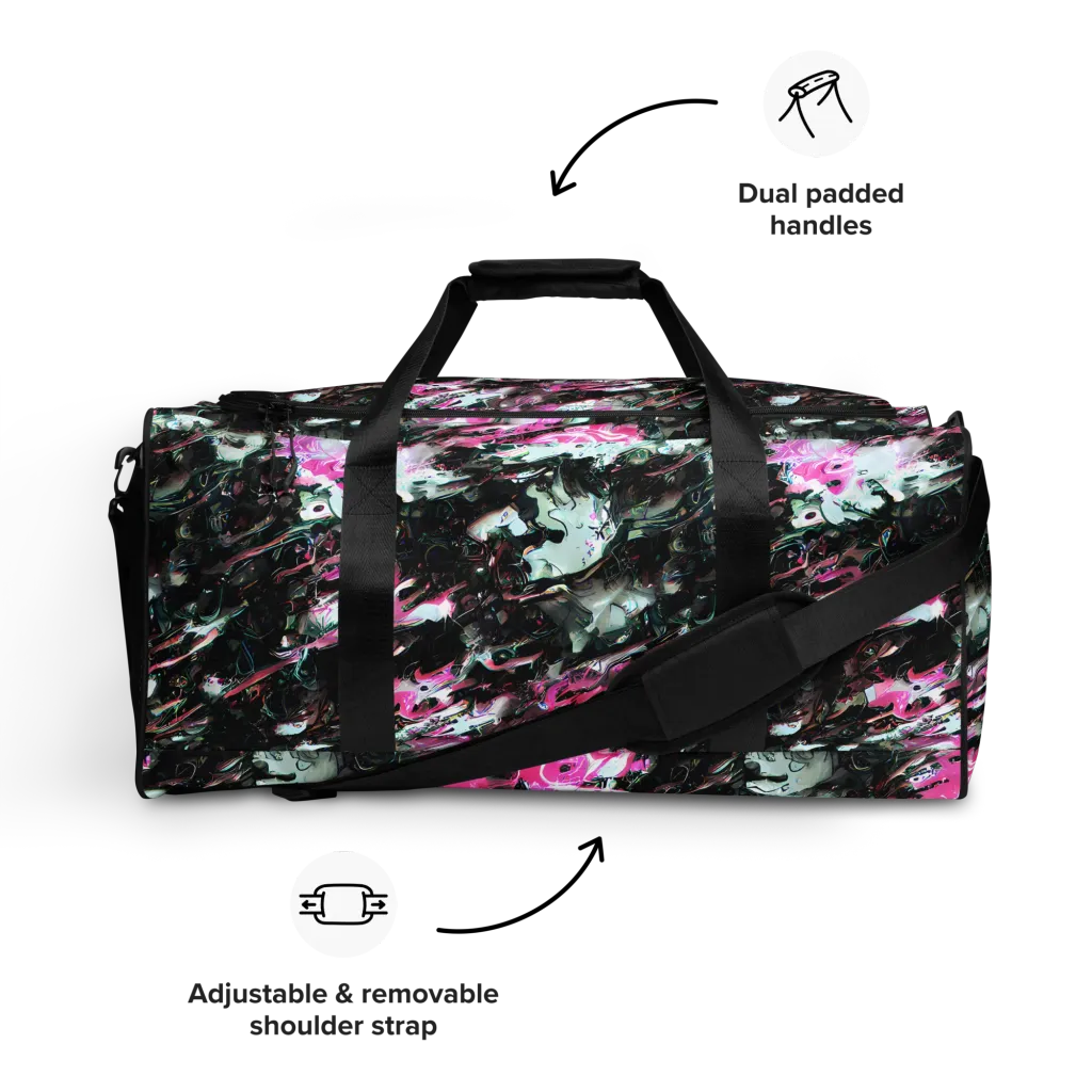 Neon Blackwater on Duffle Bag — Front