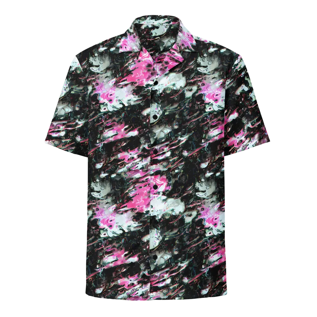 Neon Blackwater on Button Shirt — Front