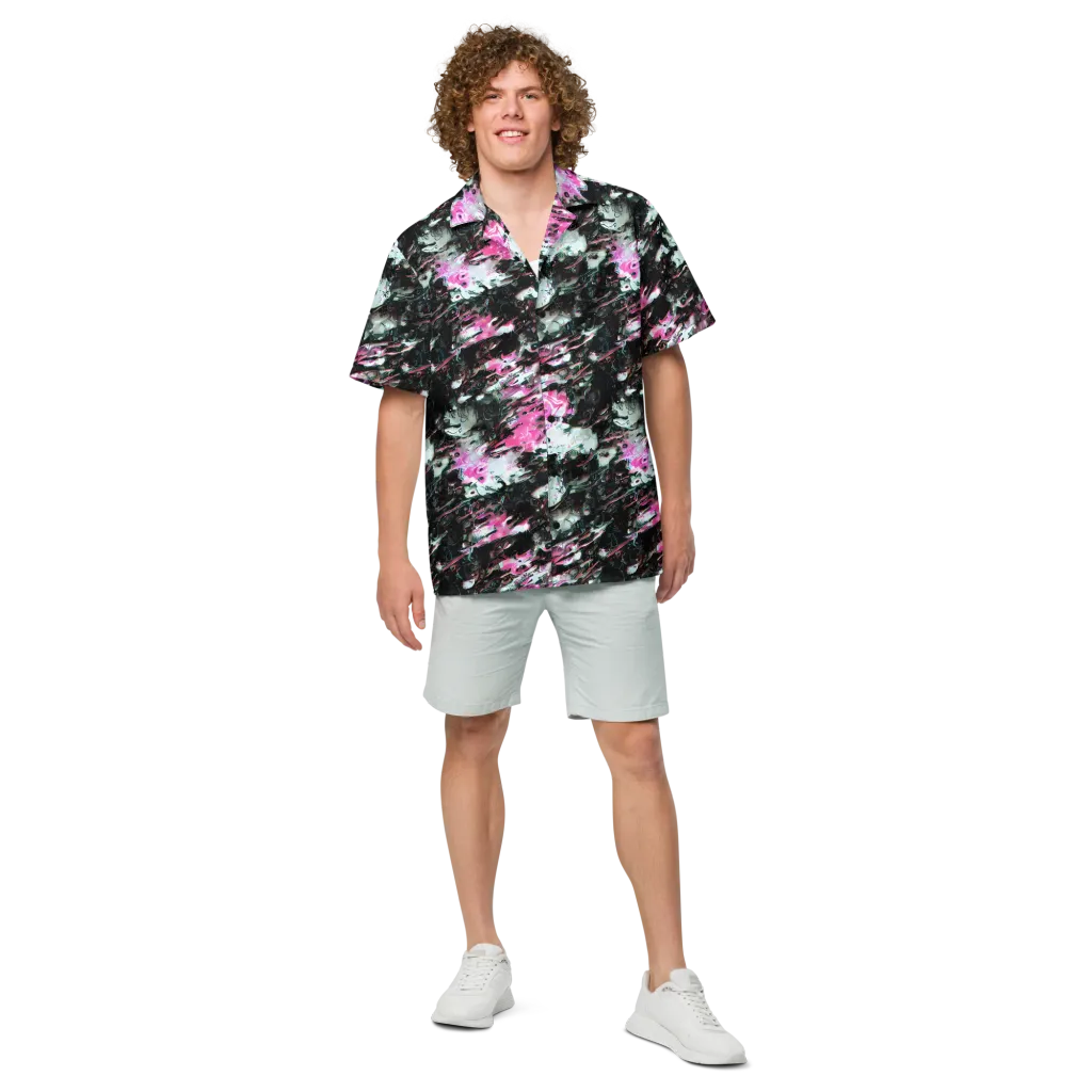 Neon Blackwater on Button Shirt — Front
