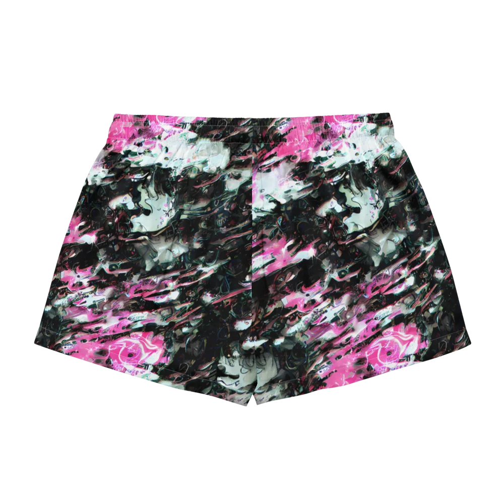 Neon Blackwater on Women's Pajama Shorts — Back