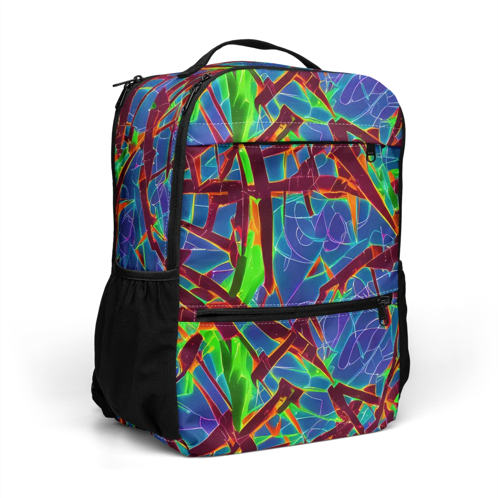 Luminous Crackle on Utility Backpack — Right Front