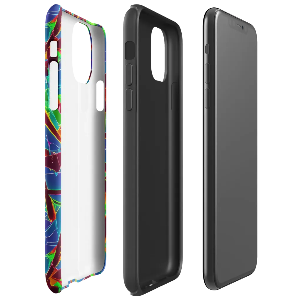 Luminous Crackle on Tough Case for iPhone® — Right