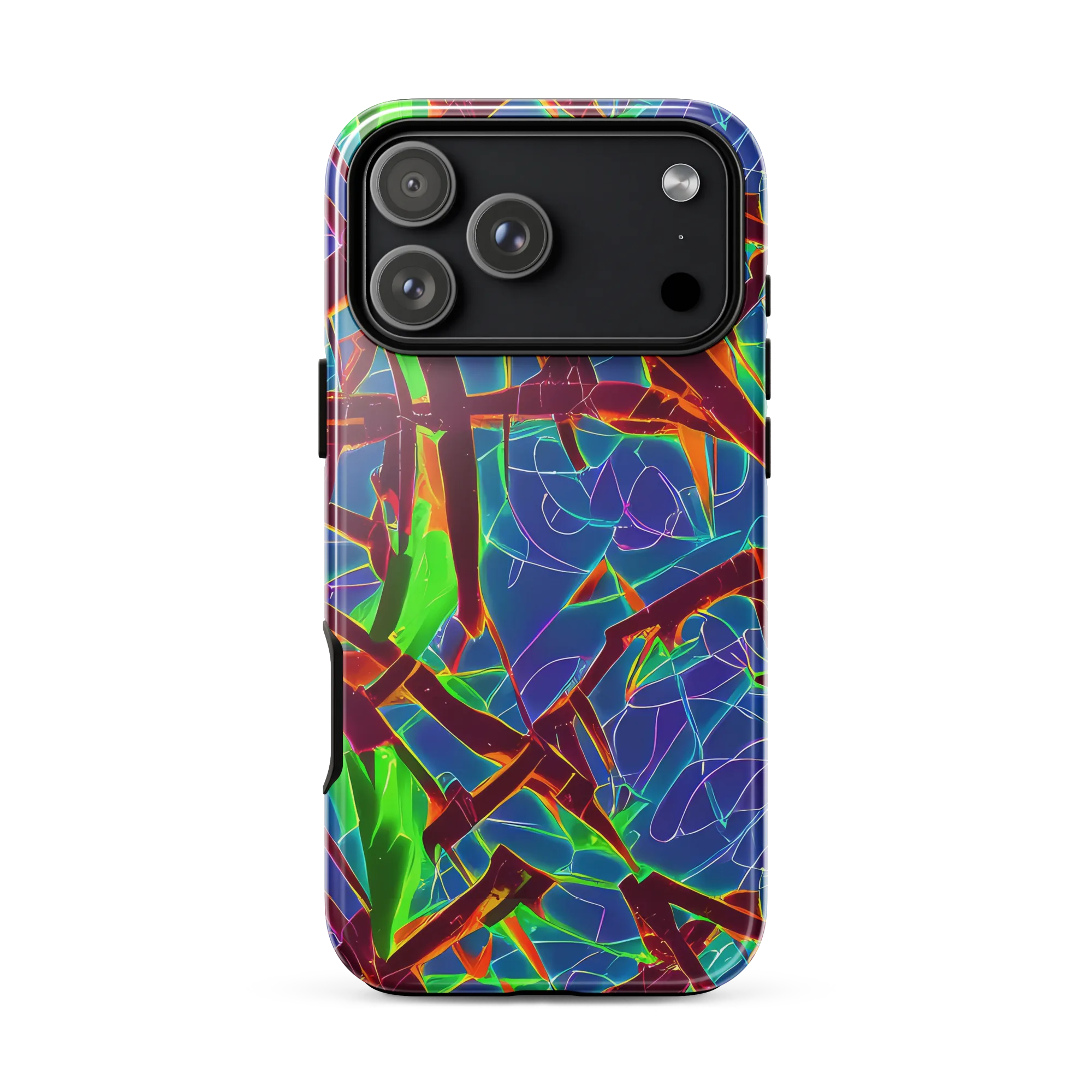 Luminous Crackle on Tough Case for iPhone® — Front