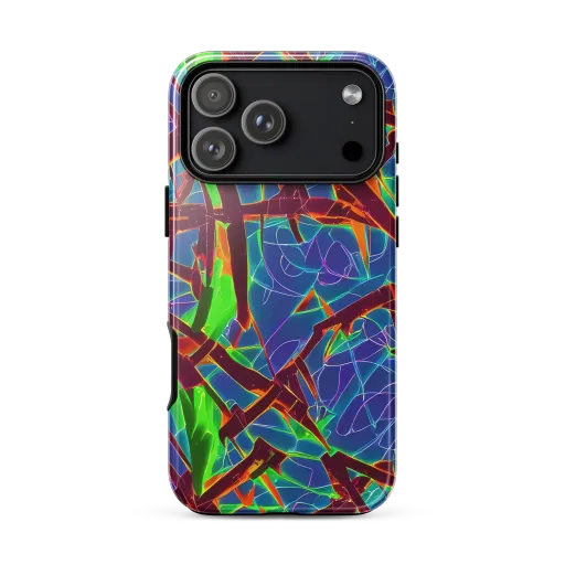 Luminous Crackle on a Tough Case for iPhone®