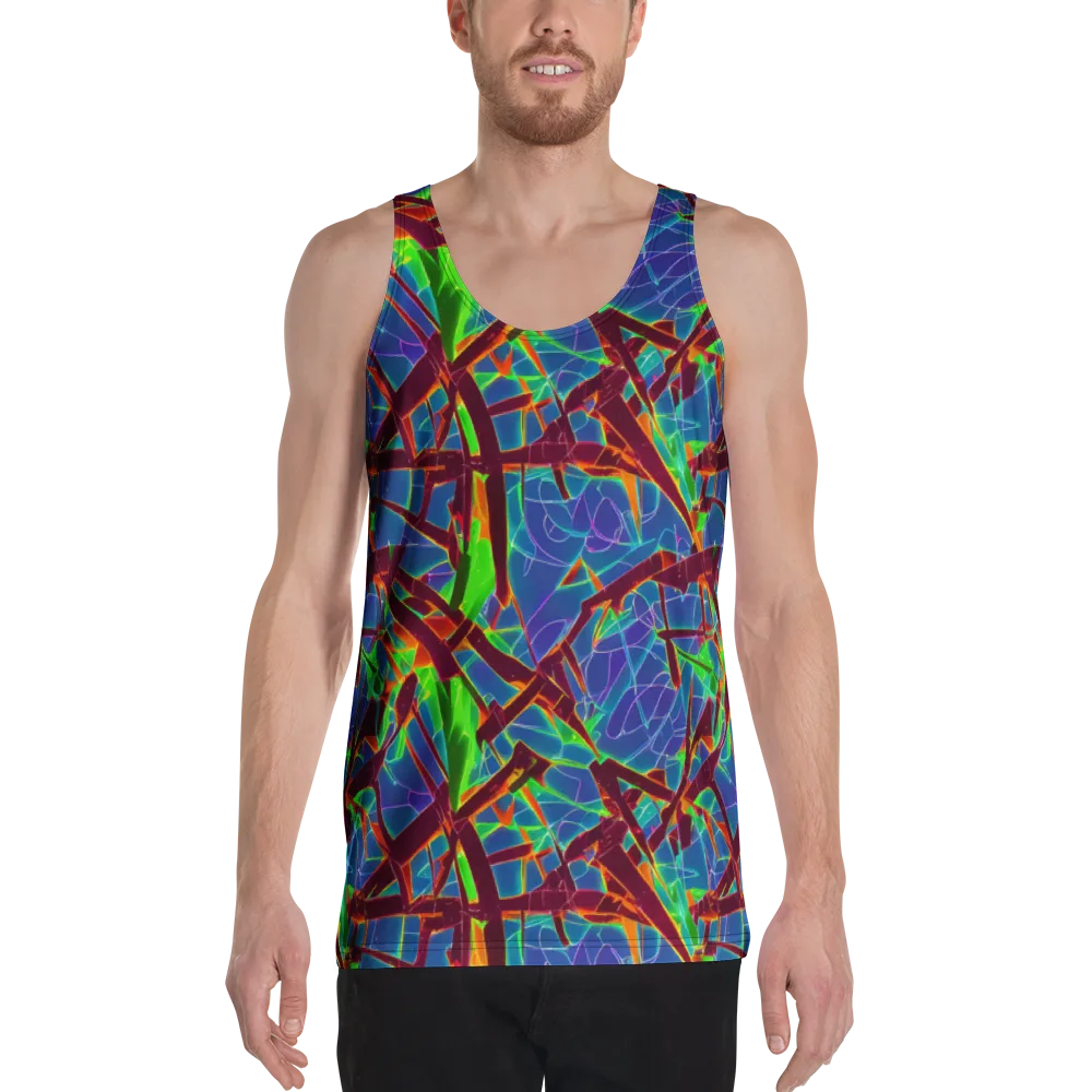 Luminous Crackle on Men's Tank Top — Front