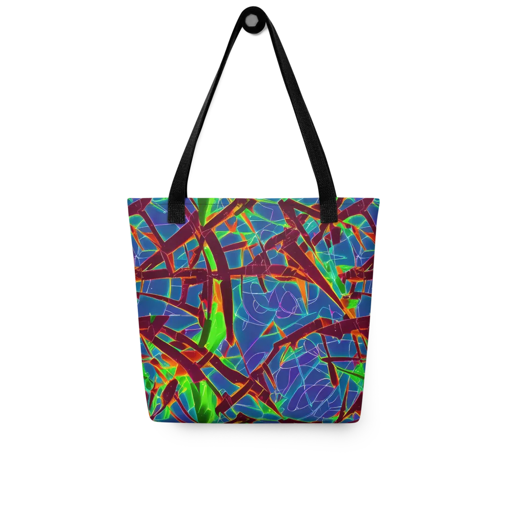 Luminous Crackle on Tote Bag — Front