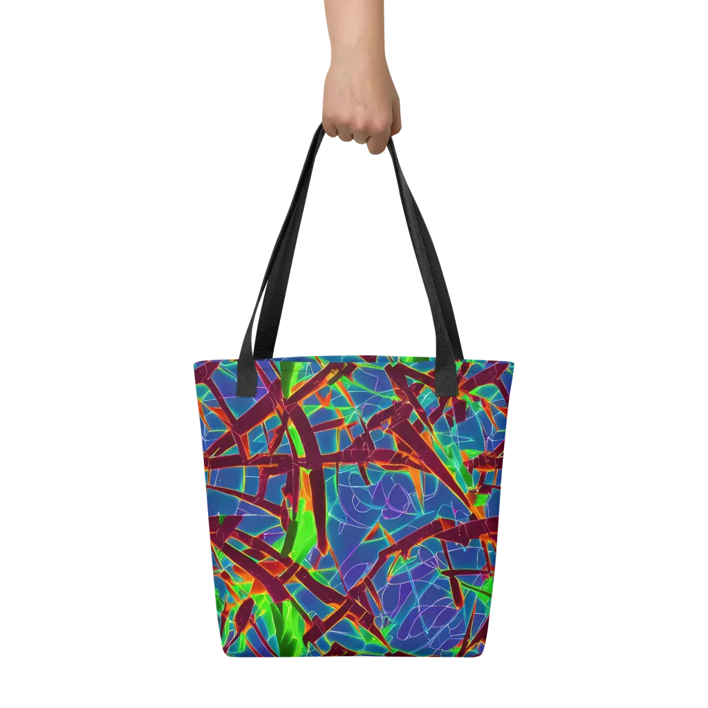 Luminous Crackle on Tote Bag — Front
