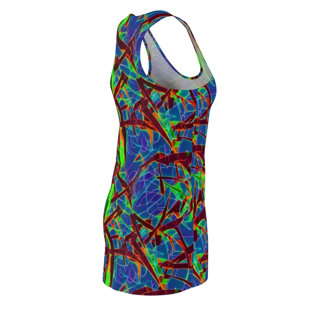 Luminous Crackle on Racerback Dress — Back Side